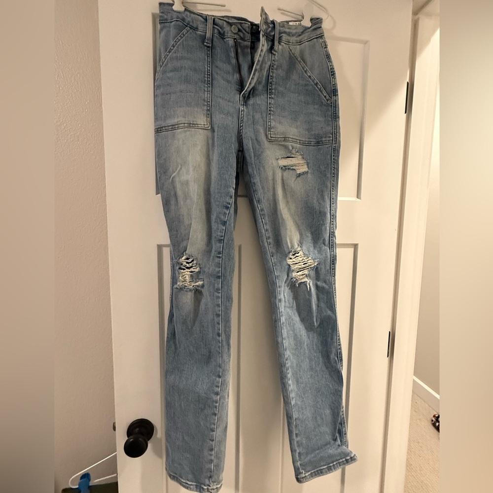 Judy Blue Boyfriend Light Blue Jeans
